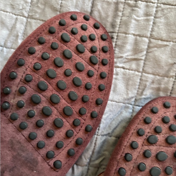Tod's  women’s burgandy Suede Loafers size 39 - Picture 5 of 9